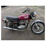 British Motorcycle Featuring a Parallel- Twin Four Stroke 