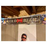  Large plastic Budweiser sign