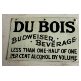  Early Budweiser beverage sign