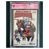 #506 Secret Wars #1 ThinkGeek Exclusive Variant Comic Book CBCS Graded 9.0