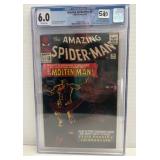 #521 Amazing Spider-Man #28 Origin of the 1st Appearance of Molten Man Comic Book CGC Graded 6.0