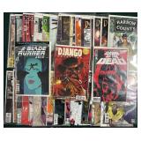 #566 Micsellaneous comic book lot, Including , Dawn of the Dead, Django Unchained, ect