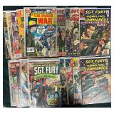 #585 Micsellaneous comic book lot, Including , Sgt.Fury, Star Spangled War, ect