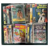 #587 Micsellaneous comic book lot, Including , Wacky Races, Gidget, ect