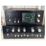 #406 (2) Sansui's- Model AU-555A  & TU-666