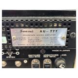 #414 Sansui Solid State Stereophonic Model AU-777 (Left base control struck) 