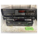 #434 dbx DX5 Ambience Control Unit, Panasonic DVD Player & JVC VHS Player