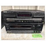 #435 Kenwood Receiver Model KR-V8070 & Double Cassette Deck 