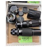 #454 Great Camera Lense Lot #1 incl. Takumar 1:4.5/85-210, Lentar Tele-Zoom 1:4.5, Mamiya-Sekor 1:3.