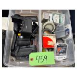 #459 Misc. Camera Related Accessories Lot #2 incl. Extra Sony Battery’s, Lense Sights, etc.