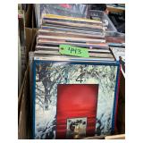 #443 Large Box of Vinyl Records Group #2- Manfred Man, Mike Oldfield, etc.