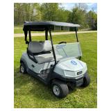Lot #1105 (3) 2020 Club Car Tempo LI Ion Electric Golf Cart