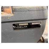 Close up of Delta 14' Band Saw Tag