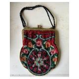 Antique Women's Beaded Mesh Purse