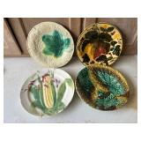Decorative majolica plates