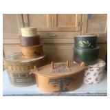 Vintage Boxes incl. Hat, etc. 