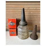 Oil Bottles, Caps, etc.
