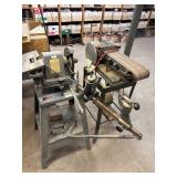 Belsaw Grinder on stand and Belt sander
