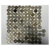 #5205 (111) Mercury Head and Roosevelt Mixed Silver Dimes