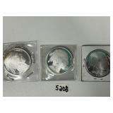 #5208 (3) 1oz. Silver Buffalo Rounds