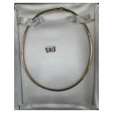 #5213 Large Unmarked Woman's Gold necklace