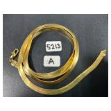 #5213A 10K Gold Woman's Choker