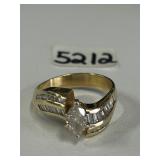 #5212 Jewelers Custom Gold Wedding Band with Diamonds