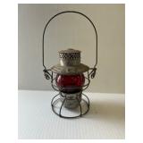CM RR Lantern with Red Globe