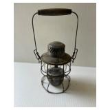 CPR Lantern with Stamped Globe