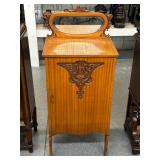 Vintage Record / phonograph cylinder player / cabinet with mirrored back