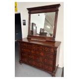 Matching Chest of Drawers with Large Mirror