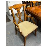 with 6 Upholstered Cushioned Chairs