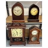 Small Collection of Mantle Clocks