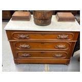 Marble Top Chest of Drawers,