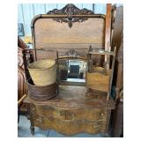 Victorian Vanity’s and Chest of Drawers with Mirrors