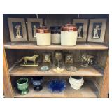 Stoneware, Hummel Art, Brass, etc.