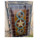 Large Stained Glass Window with Star