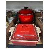 Le Creuset Pots with Lids