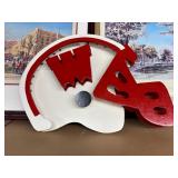 Wisconsin Badgers Football Helmet Decor