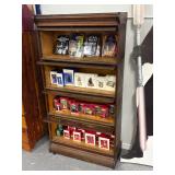4 Section Stacking Bookcase w/ glass doors