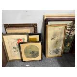 small selection of artwork including Japanese,