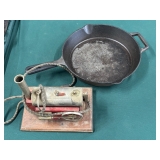 Cast Iron Skillet, Engine, etc.