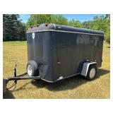2002 ITCI Single Axle Enclosed Utility Trailer 