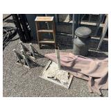Jack Stands, Milk Can, Step Stool, etc.