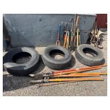 Misc. Yard Hand Tools incl. Pole Saw, etc.