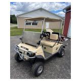 Club Car electric utility golf cart with batteries 
