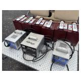three golf cart battery chargers- Works Good