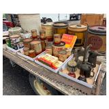 Nice Collection of Oil Advertising Cans incl. Mostly Shell