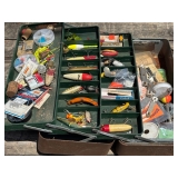 Tackle Box with Fishing Lures