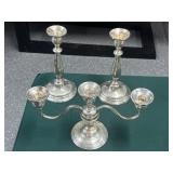 WM Rogers manufacturing sterling candlestick 5F